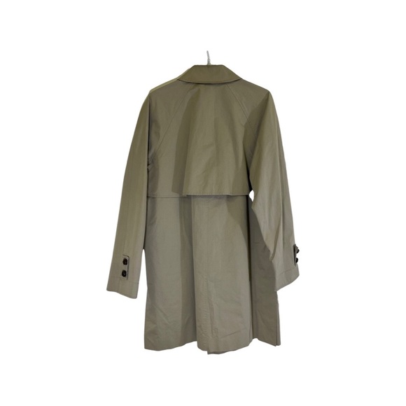 Burberry Prorsum Re-Issued Unisex Waxed Khaki Cotton Gabardine Car Over Coat L - Picture 2 of 11